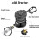 2 Pack Retractable Keychain, Heavy Duty Carabiner Holder 4