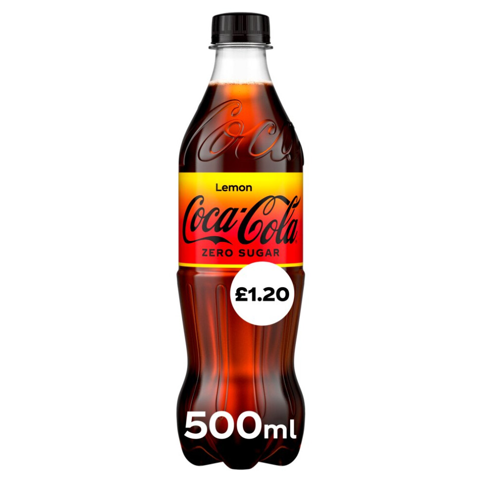 Coca-Cola Zero Sugar Lemon 500ml (pack of 12)