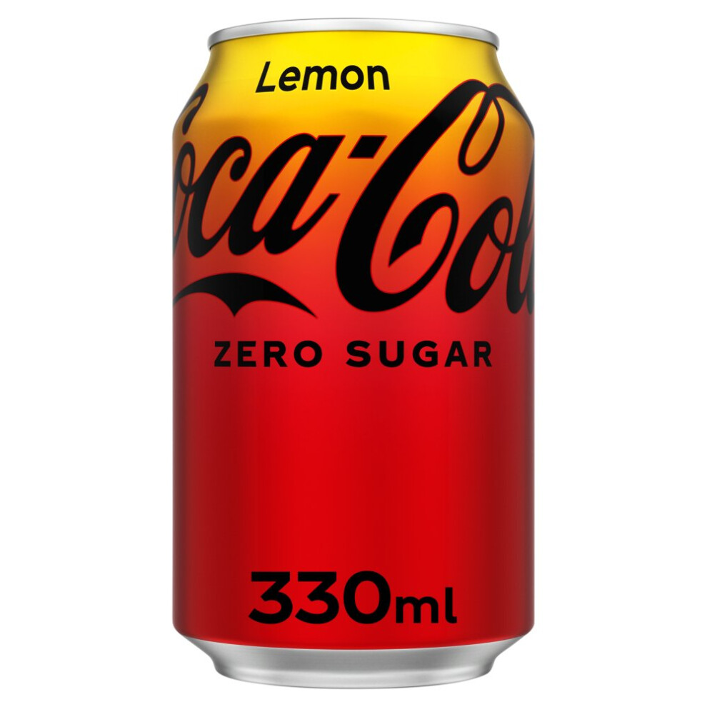 New Coca Cola Coca-Cola Zero Sugar Lemon 330Ml (Pack Of 24)