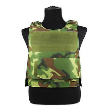 (Camouflage) Lightweight Tactical Protective Vest Tactical Vest Outdoor Combat Training Games Vest For Men Adjustable