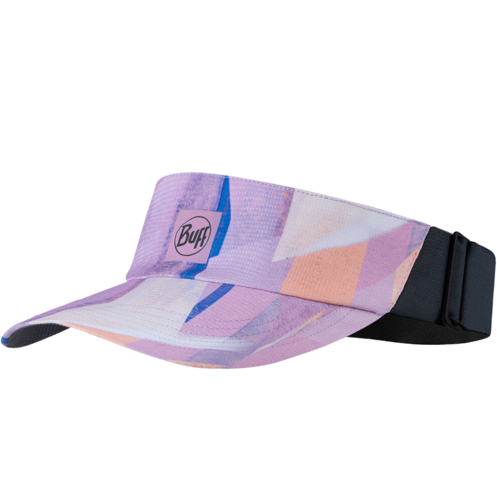 Buff Adults Solid Go Elasticated Adjustable Running Cap Visor - Shane - Sm Lilac