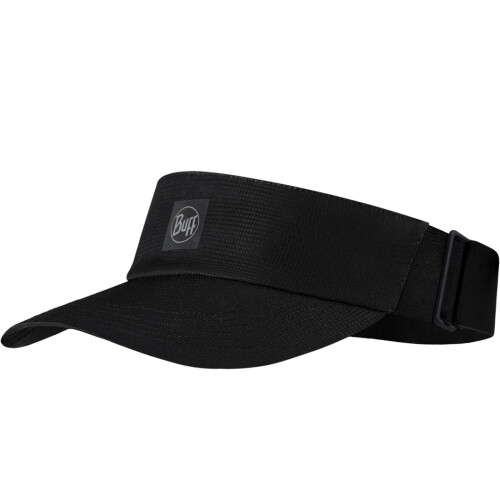 Buff Buff Adults Solid Go Visor Elasticated Adjustable Running Cap Visor Hat