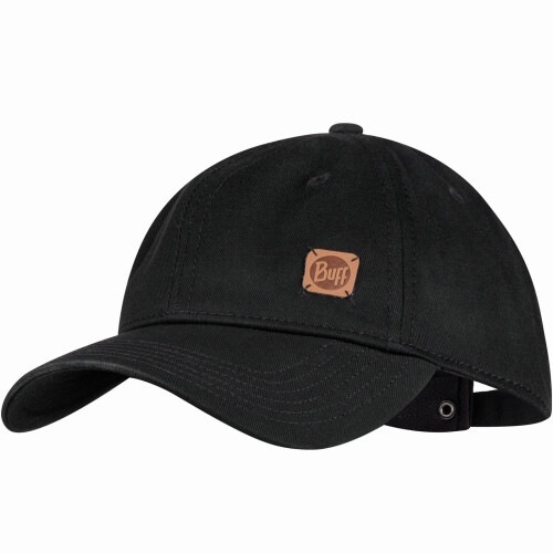 Buff (One Size, Black) Buff Adults Solid UPF 50 6 Panel Lightweight Running Baseball Cap Hat