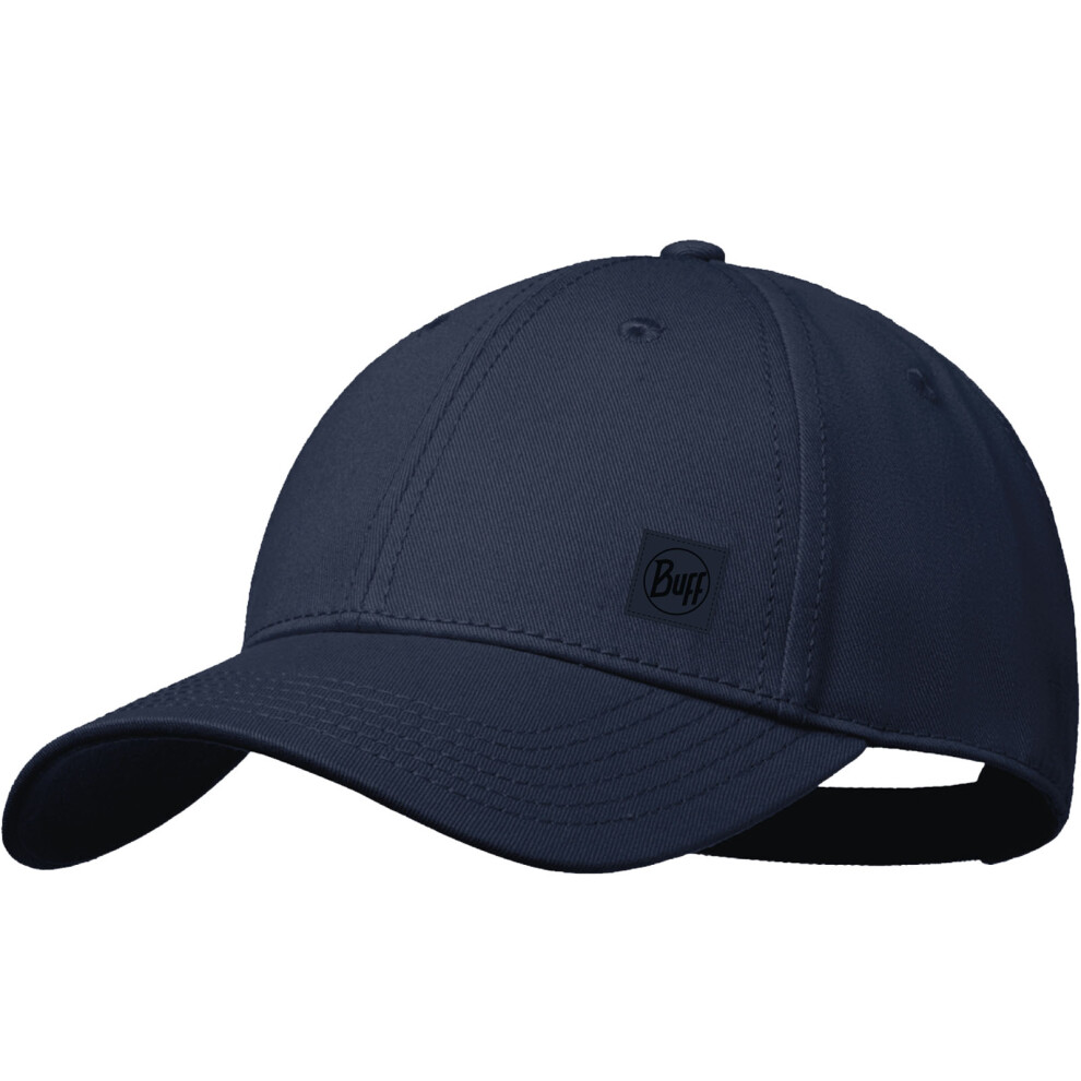 (One Size, Navy) Buff Adults Solid UPF 50 6 Panel Lightweight Running Baseball Cap Hat