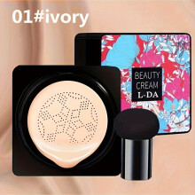 (01#ivory) Mushroom Head Air Cushion CC Cream, BB Cream Foundation, Moisturizing Oil Control Concealer