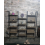 Large Storage Bookcase Modern Display Side Cabinet Tall Rustic Wooden Shelf Unit 4