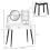 Large Dressing Table Vanity Stool Mirror Set Vintage Retro Makeup Chic Room Drawer 4