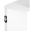 Tall Wooden Bookcase Display Storage Cabinet Modern Room Divider White Shelving Unit 5