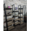 Large Storage Bookcase Modern Display Side Cabinet Tall Rustic Wooden Shelf Unit 3