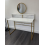 Modern Dressing Table Faux Marble Makeup Mirror Set Bedroom Vanity Shelf Unit 1