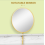 Modern Dressing Table Faux Marble Makeup Mirror Set Bedroom Vanity Shelf Unit 5