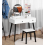 Large Dressing Table Vanity Stool Mirror Set Vintage Retro Makeup Chic Room Drawer 1