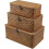 3 Pcs Woven Storage Chests With Lid 1