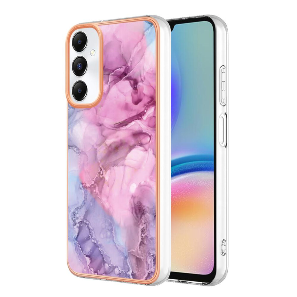 (Pink) Compatible With Samsung Galaxy A05s 4G Silicone Bumper Tpu Marble Shockproof Pink 764762636906