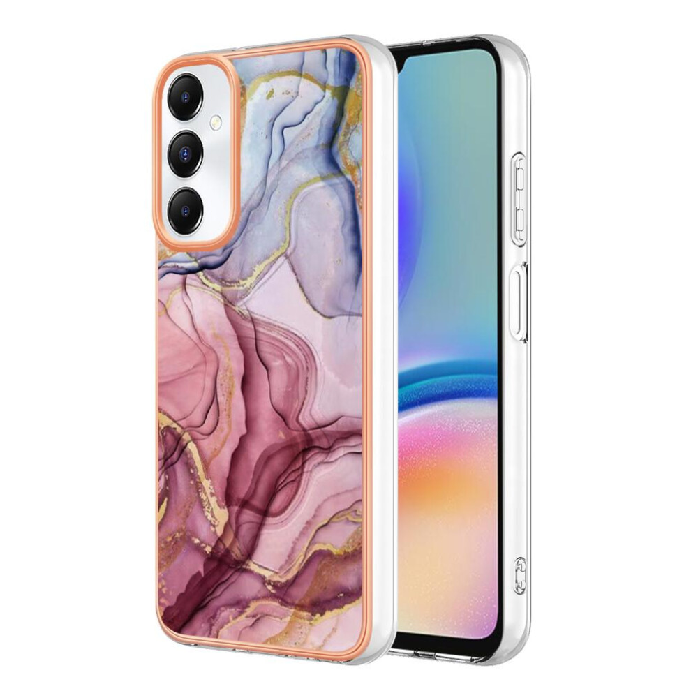 (Red) Compatible With Samsung Galaxy A05s 4G Silicone Bumper Tpu Marble Shockproof Red 764762636883