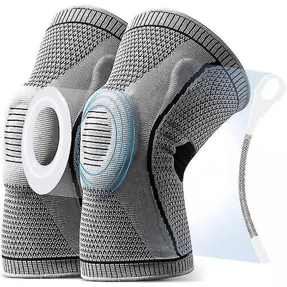 (2PCS, M) The Ultra Knee Elite Knee Compression Medical Knee Brace Knee Compression Sleeve