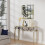 120cm Rectangular Mirror Entryway Table Lantern-shape Pattern Decor 4