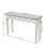 120cm Rectangular Mirror Entryway Table Lantern-shape Pattern Decor 9