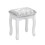 Living And Home 4 Drawers Dressing Table with Mirror & Stool Set 5