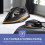 GEEPAS Geepas Cordless Steam Iron Ceramic Soleplate 2400W - Black 3