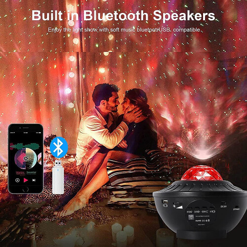 Led Starlight Projector, Transmitter Starlight Projector Night Light With 1