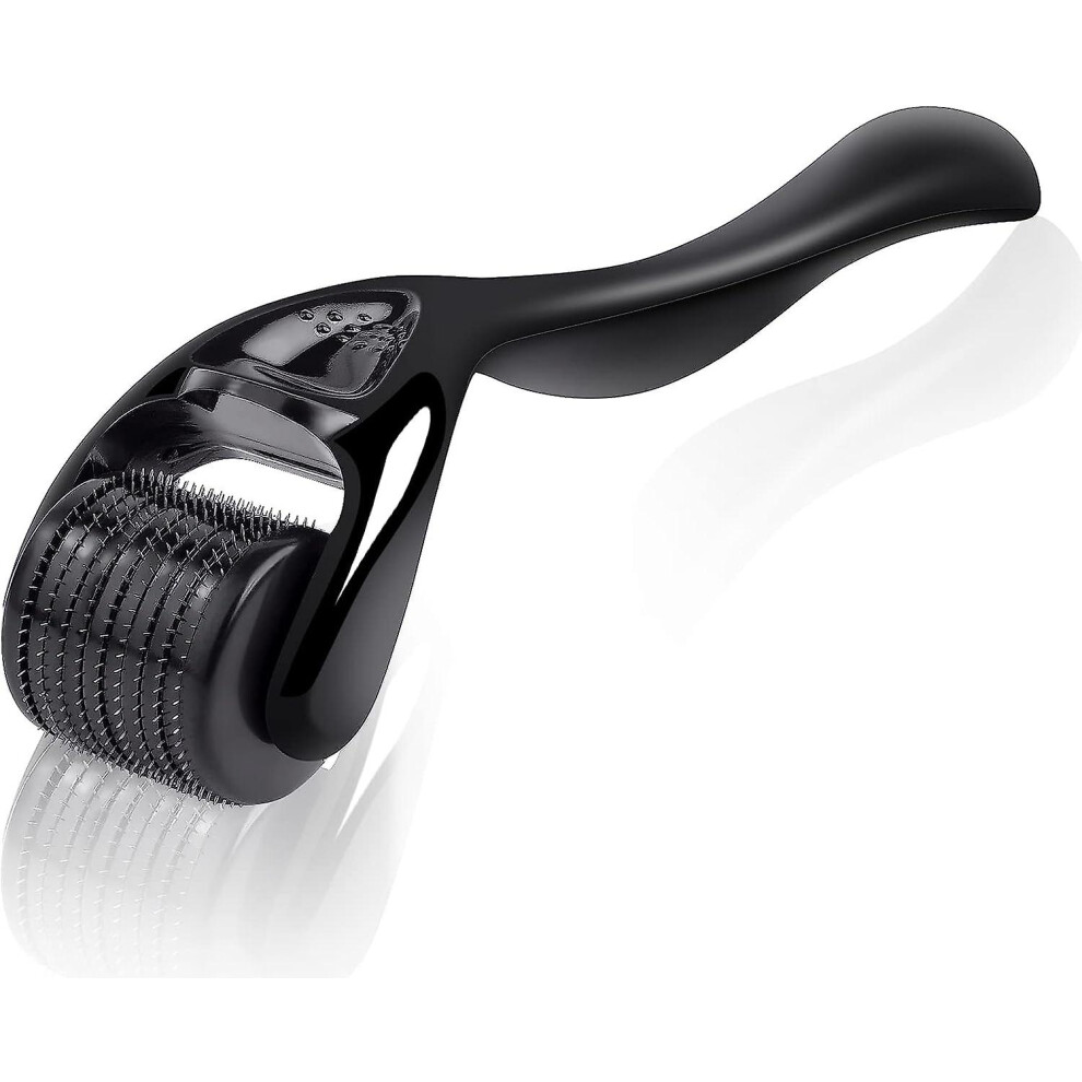 0.75mm Facial Dermaroller, Micro Needle Roller For Stimulating Hair Regrowth/beard Growth, Reduce Hair Loss, Face Skin Care, Anti-wrinkle, Anti-aging