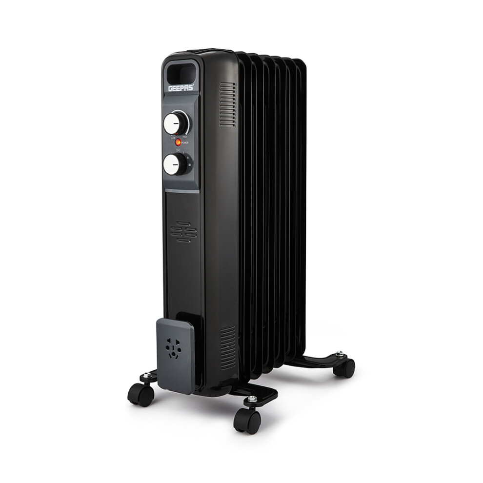Geepas Electric 7 Fins Oil Filled Radiator Portable Room Heater