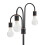 Living And Home Modern Industrial 3 Lights Floor Lamp 4