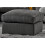 Furniture 786 (Footstool, Grey) Atrani Jumbo Cord Fabric Sofa 1