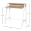 Modern Computer Desk Small Compact Workstation Metal Kids Office Writing Table 6
