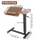 Rolling Over Bed Bedside Desk with Wheels Sofa Side Table 3