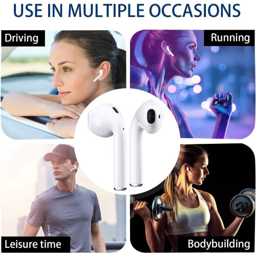 Wireless Earbuds,Bluetooth Headset for airpod For iPhone/AirPods 2nd 2