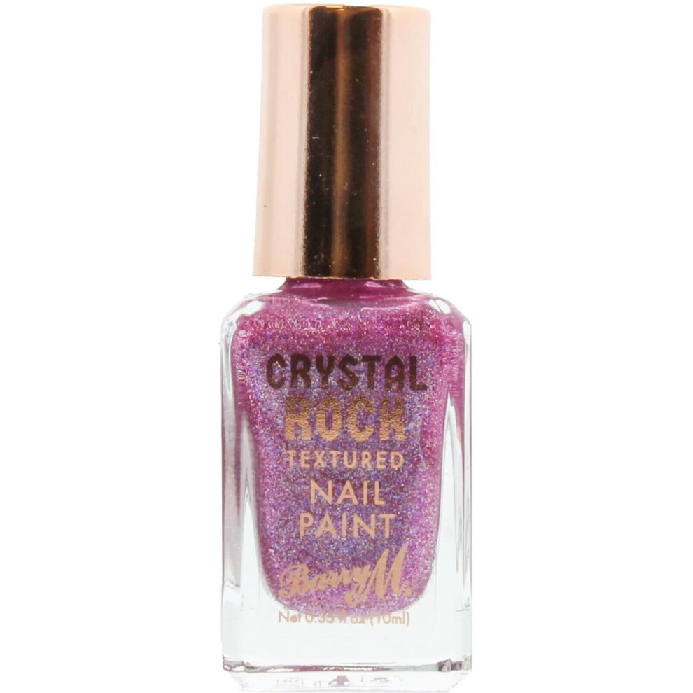 Barry M Cosmetic Crystal Rock Textured 10ml Nail Paint - Amethyst