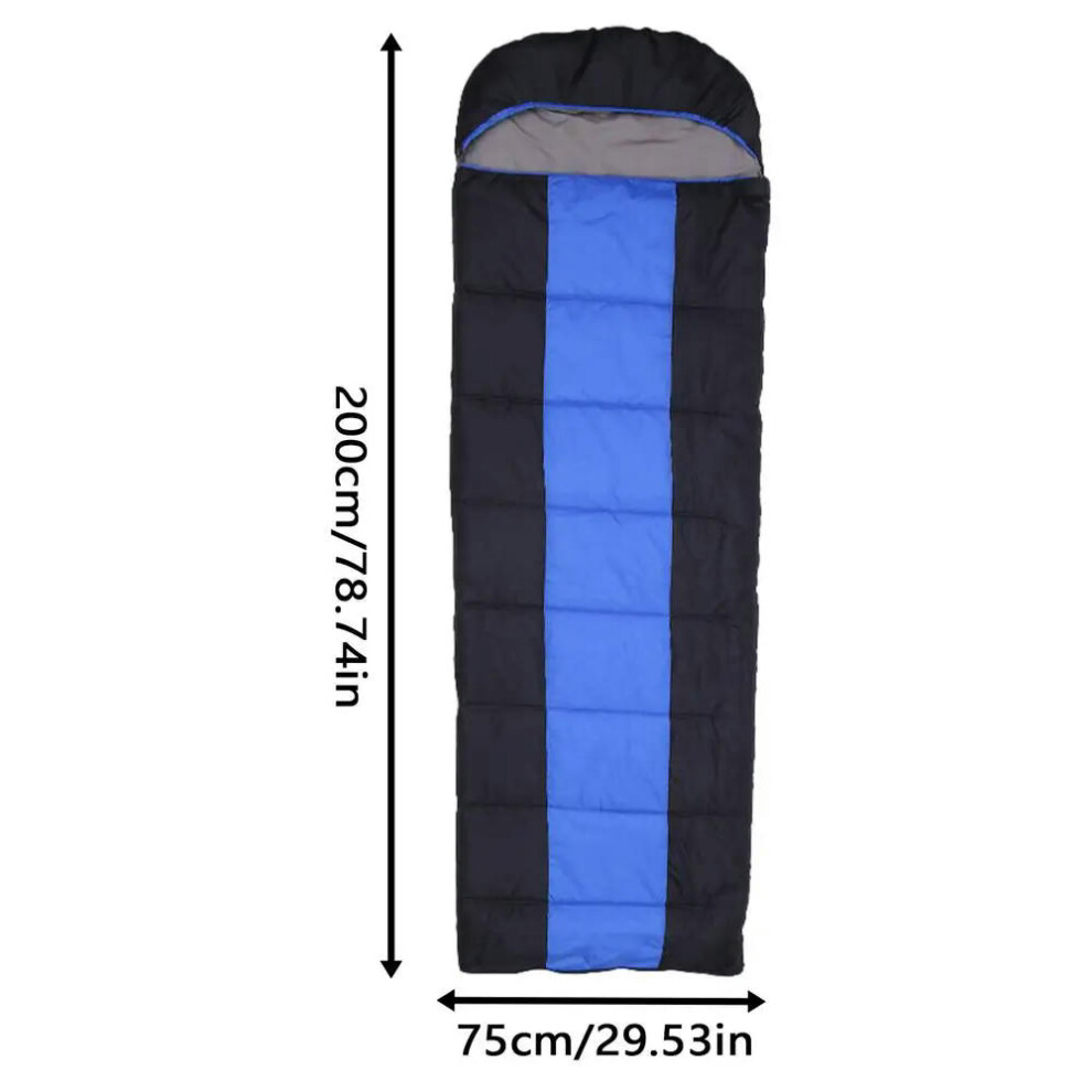 (Blue) universal Zone 4 Heating sleeping bag Camping sleeping bag Portable charging heating sleeping bag  Type-c/usb Power supplies