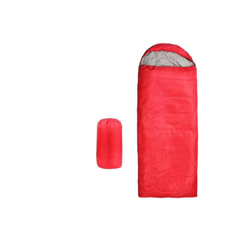 (red) Lightweight Backpacking Sleeping Bag for Adults Boys and Girls, Cold Weather Kids Sleeping Bag for All Season Hiking & Camping