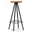 VidaXL (5 piece) vidaXL Bar Set Kitchen Dining Table and Stools Solid Acacia and Reclaimed Wood 10