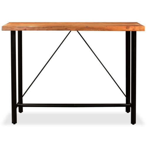 VidaXL (7 piece) vidaXL Bar Set Kitchen Dining Table and Stools Solid Acacia and Reclaimed Wood 2