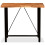 VidaXL (5 piece) vidaXL Bar Set Kitchen Dining Table and Stools Solid Acacia and Reclaimed Wood 7