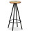 VidaXL (5 piece) vidaXL Bar Set Kitchen Dining Table and Stools Solid Acacia and Reclaimed Wood 9