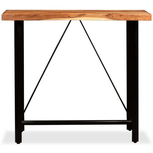 VidaXL (5 piece) vidaXL Bar Set Kitchen Dining Table and Stools Solid Acacia and Reclaimed Wood 2
