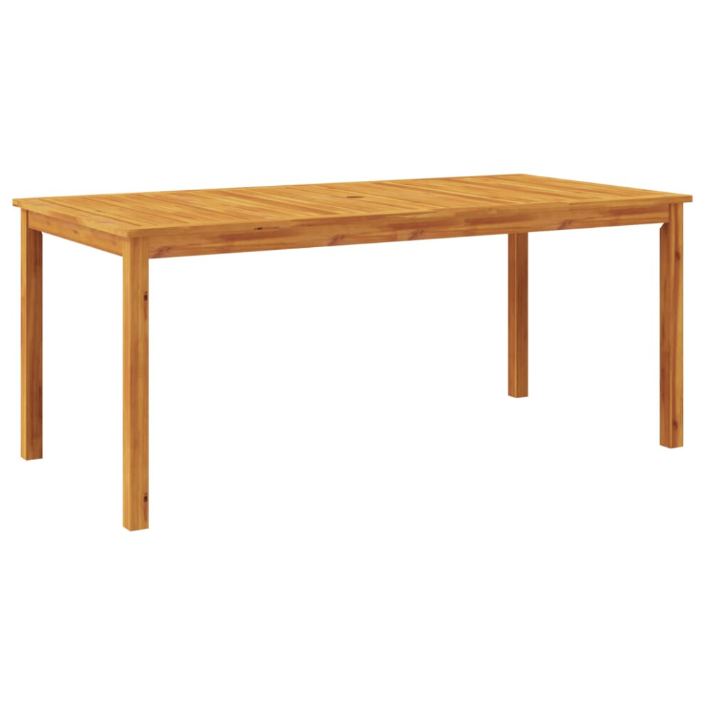 Vidaxl (180 X 90 X 75 Cm) Garden Table Balcony Outdoor Table Dinning Table Solid Acacia Wood