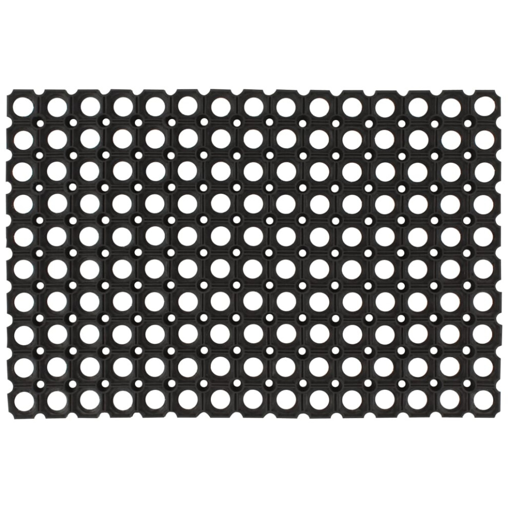 Vidaxl (22 Mm/60 X 80 Cm) Mats Doormat Anti Slip Bath Mat Entrance Doormat Floor Carpet Rubber