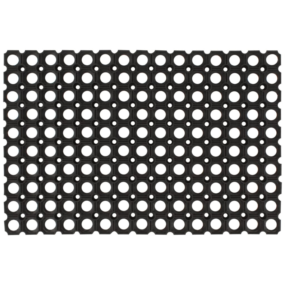 Vidaxl (16 Mm/60 X 80 Cm) Mats Doormat Anti Slip Bath Mat Entrance Doormat Floor Carpet Rubber