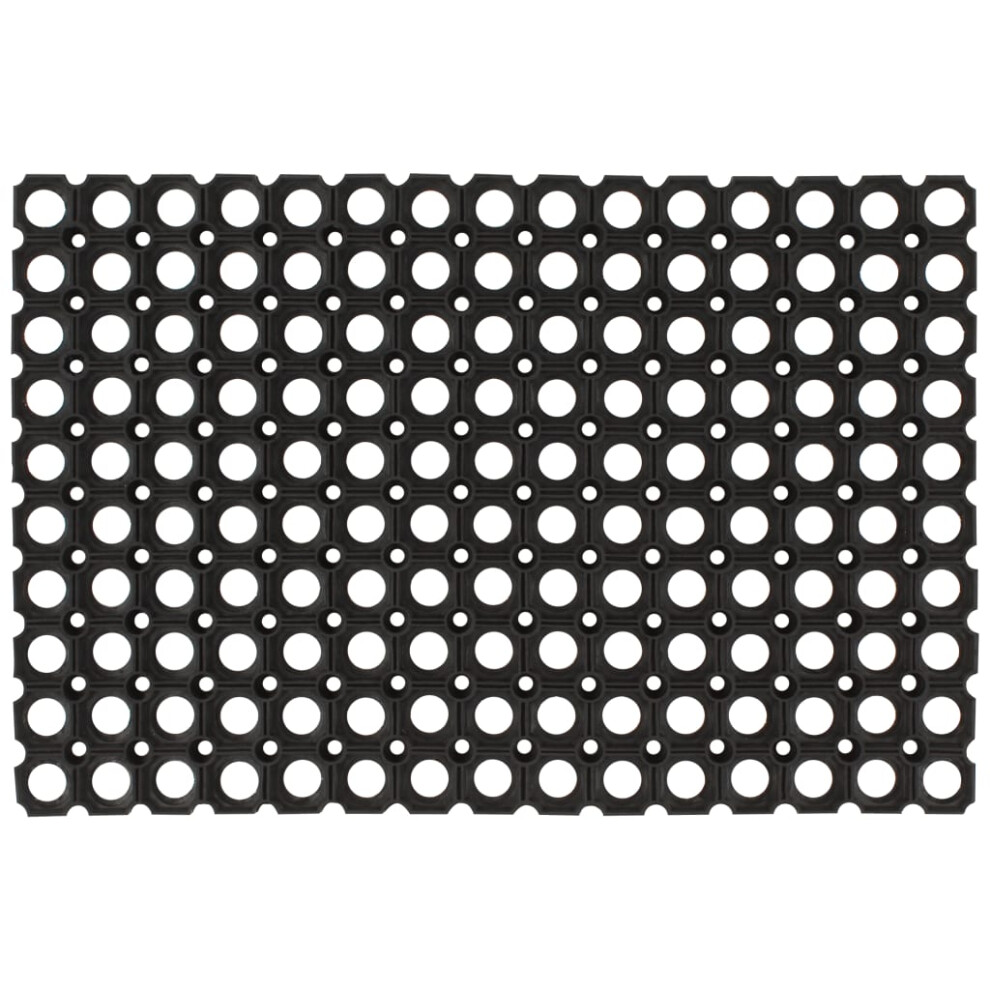 Vidaxl (16 Mm/40 X 60 Cm) Mats Doormat Anti Slip Bath Mat Entrance Doormat Floor Carpet Rubber