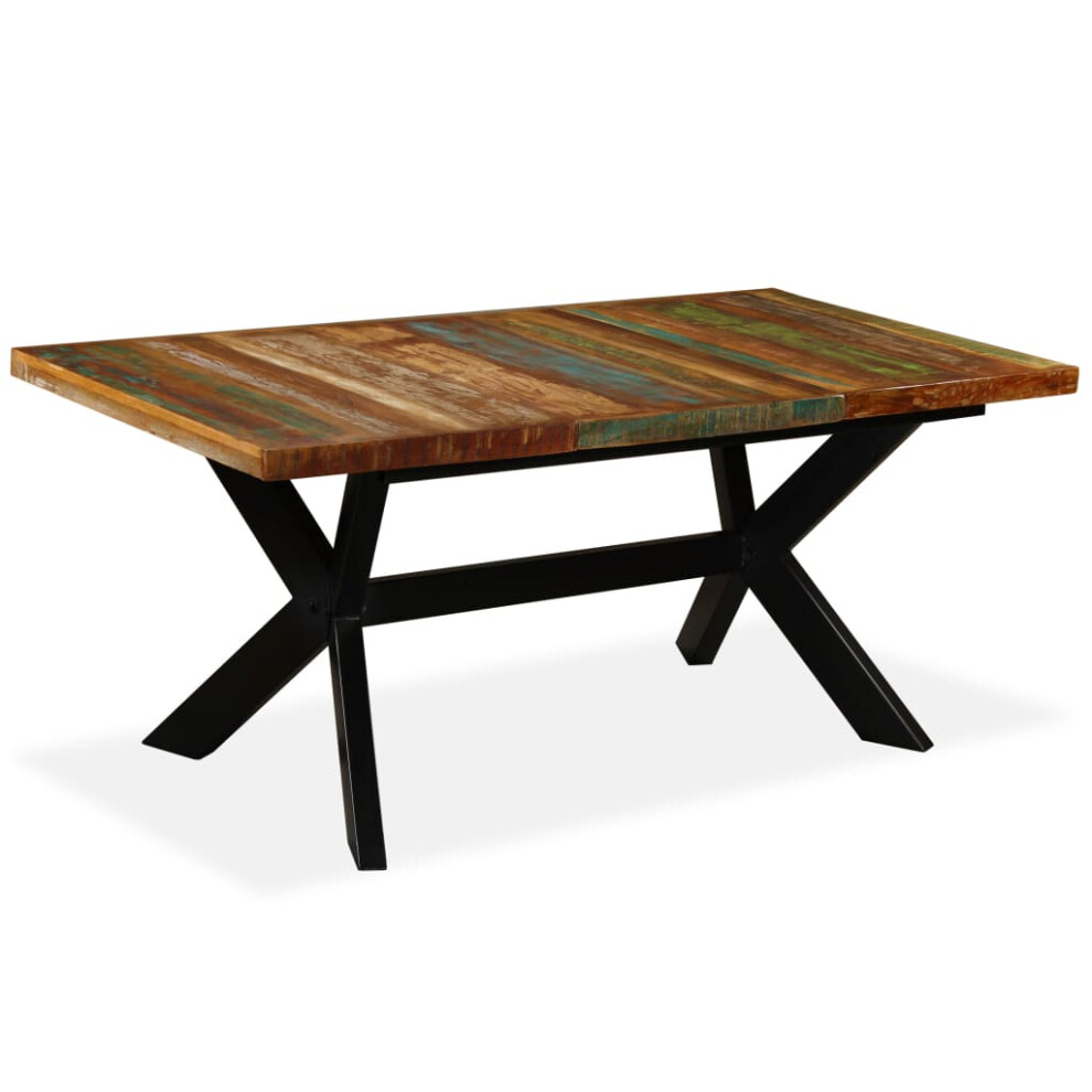 (180 x 90 x 76 cm) vidaXL Dining Table Kitchen Dining Room Side Dinner Table Solid Acacia Wood