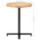 VidaXL (60 x 75 cm) vidaXL Bistro Table with Live Edges Bar Dining Table Restaurant Dinner Table 6