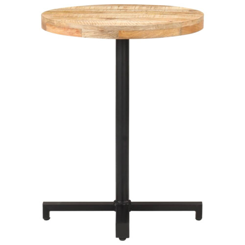 VidaXL (60 x 75 cm) vidaXL Bistro Table with Live Edges Bar Dining Table Restaurant Dinner Table 1