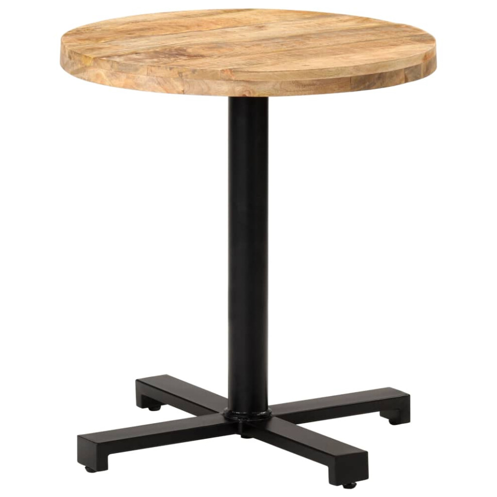 Vidaxl (70 X 75 Cm) Bistro Table With Live Edges Bar Dining Table Restaurant Dinner Table