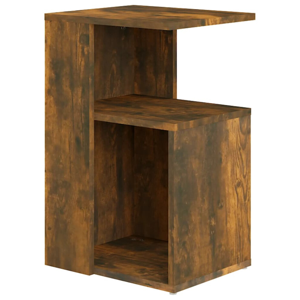 Vidaxl (Smoked Oak) Side Table Hallway End Sofa Table Coffee Couch Table Engineered Wood