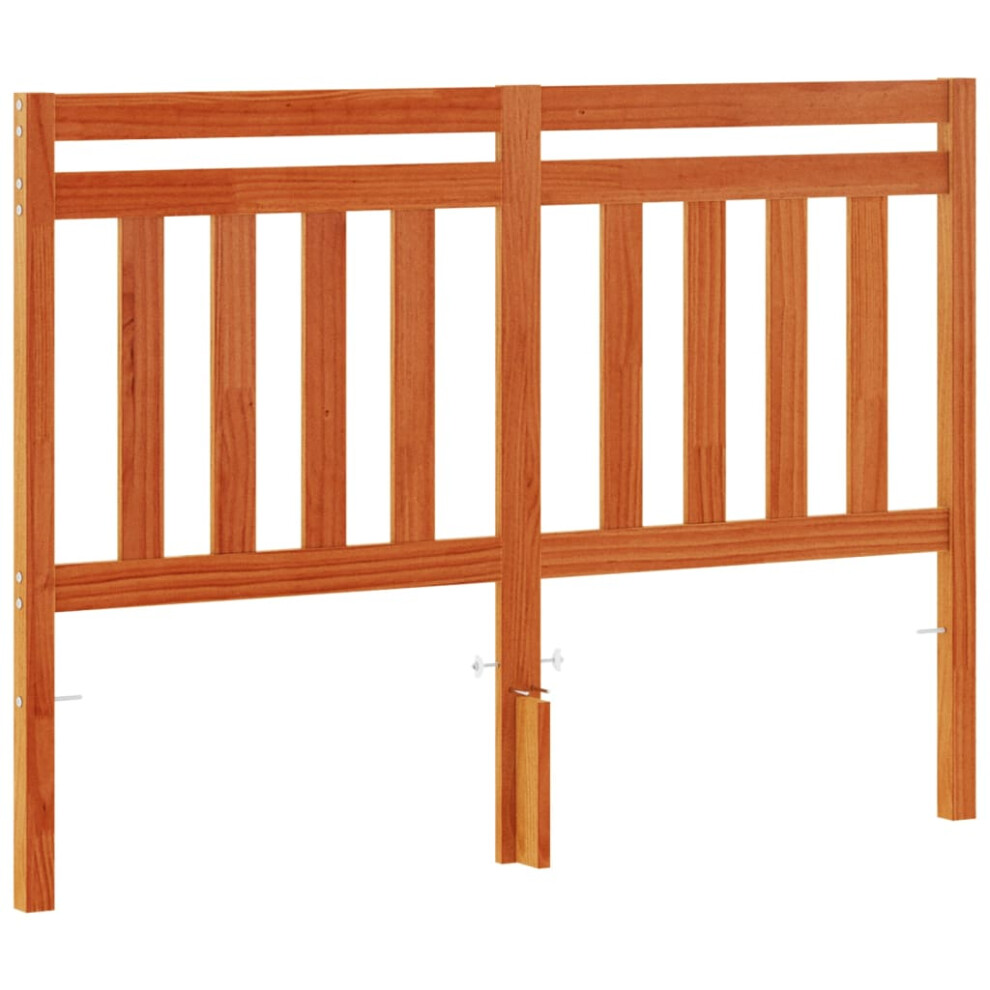 Vidaxl (140.5 X 100 Cm) Bed Headboard Home Bedroom Decorative Bed Header Panel Solid Wood Pine